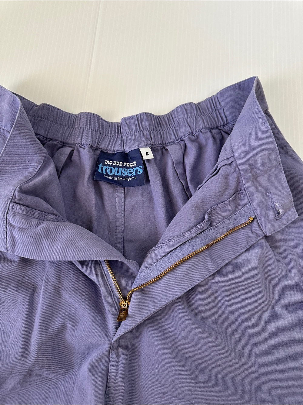 Big Bud Press Trouser Shorts Faded Grape, S - Picture 10 of 12